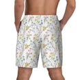 thumbnail image 2 of Lsque Mens Swim Trunks Floral Pattern - Bathing Suit Compression Liner - Beach Swim Shorts Swimwear - (S-3XL) - Stretch Quick Dry -3X-Large, 2 of 9