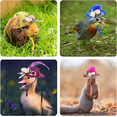 thumbnail image 7 of Chicken Hats for Hens Tiny Pets Funny Chicken Accessories Feather Top Hat with Adjustable Elastic Chin Strap Rooster Duck Parrot Poultry Stylish Show Costum, 7 of 7