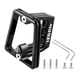 thumbnail image 3 of Portabicicletas plegable, soporte para bolsa delantera de bicicleta, bolsa de carga de aluminio duradera para marco Negro, 3 of 9