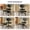 Black + Polyurethane Foam + faux fur, variant on Ergonomic Office Chair Cross Legged for Adults, Swivel Meditation & ADHD Fidget Desk Chair with Back Support, Rolling Base, Faux Fur, Black