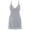 Z-Grey30, variant on JIAYUE Women's Dresses Mini Summer Leisure Spaghetti Strap Loungewear V Neck Sleeveless Side Slit Female Lace Trim Pure Color Dress