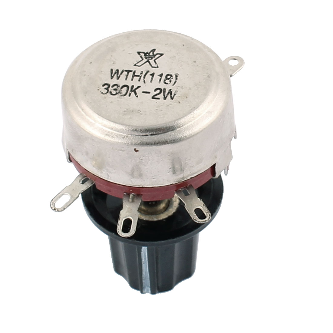 WTH118 Rotary Wirewound Potentiometer 330K Ohm Adjustable Resistance w