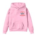thumbnail image 7 of Staki Kids Hooded Sweatshirt with Christmas Print Long Sleeve Casual Top Pullover for Girls Kid Christmas Hoodie(Pink,3-4 Years), 7 of 7