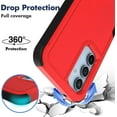 thumbnail image 2 of for Samsung Galaxy A54 5G Case: Dual Layer Protective Heavy Duty Cell Phone Cover Shockproof Rugged with Screen Protector -  Protection Bumper Tough - Samsung Galaxy A54 2023, 6.4inch, Red, 2 of 14