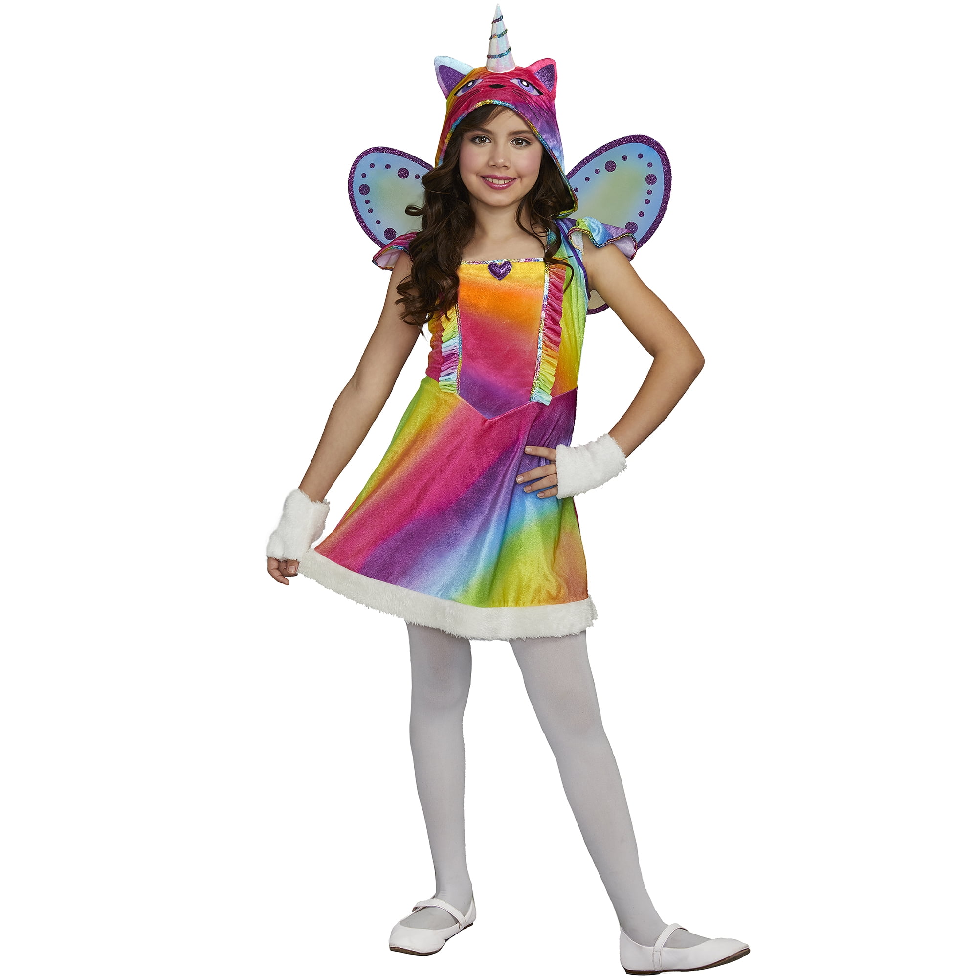 Rainbow Kittycorn Girls Medium 