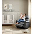 thumbnail image 6 of Garvee 27" Oversized Recliner Chairs with Heat and Massage, 360° Swivel, Gray, 6 of 9