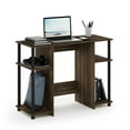 thumbnail image 5 of Furinno 15112 JAYA Compact Computer Study Desk, Columbia Walnut/Black, 5 of 5
