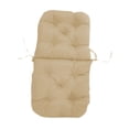 thumbnail image 3 of Cojín de silla de respaldo alto antideslizante para asiento de patio, balcón, comedor Caqui, 3 of 8