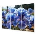 thumbnail image 2 of Designart "Blue Irises landscape Vibrant" Floral Wall Art Prints Set, 2 of 5