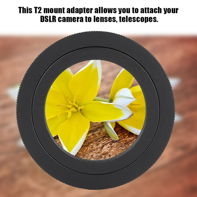 Adaptador De Lente T2, Adaptador T2 Control Manual De Enfoque Automático Para Cámara DSLR