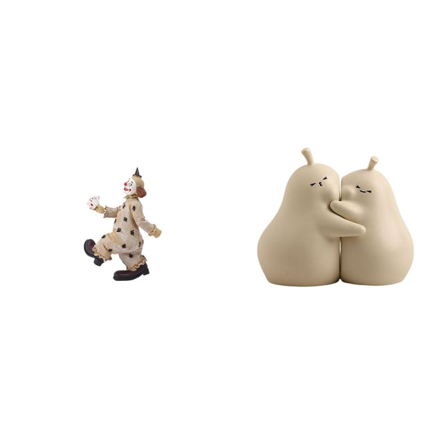 Figura de , estatua, escultura, colección, adorno de escritorio, centro de mesa, decoración de vitrina o comedor, sujetalibros con forma de pera