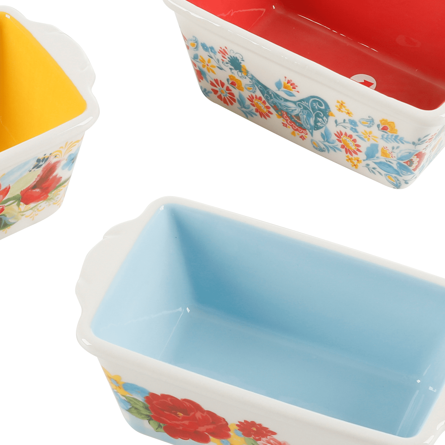 The Pioneer Woman Ceramic Loaf Pans (4 Pieces)