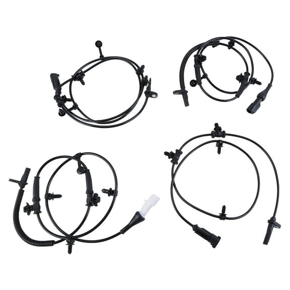 HUOEPU 4PCS ABS Wheel Speed Sensors Front Rear Right Left Compatible with Ford Edge 2011-2013 for Lincoln MKX 2011-2015,CT4Z2C190C, CT4Z2C190B, DT132C216AA, CT4Z2C190A