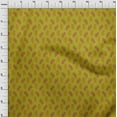 thumbnail image 3 of oneOone Cotton Jersey Lime Green Fabric Floral Block Fabric For Sewing Printed Craft Fabric By The Yard 58 Inches Wide, 3 of 4