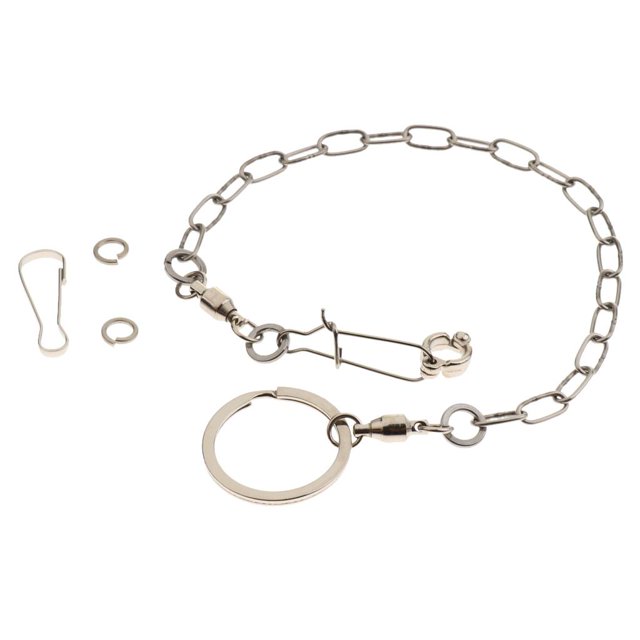 Pet Bird Leash Parrot Foot Chain Acero Inoxidable Entrenamiento Tobillera Anillo 07 Sunnimix Cadena de pie de loro de aves