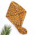 thumbnail image 4 of 25*65cm 1 Pc toallas de secado rápido Coral polar pelo seco sombrero gorro de ducha señora turbante Toalla de baño absorbente, 4 of 5
