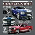 thumbnail image 3 of Ford Shelby Super Snake F-150 Men's V-Neck T-shirt Pickup Truck 4x4 Off-Road V8, 3 of 7