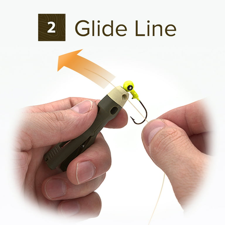 TYEPRO Fly & Ice Fishing Knot Tying Tool for Tying Knots & Clipping Line 