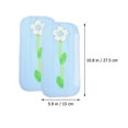 thumbnail image 3 of MasteelfCA 2pcs Refrigerator Door Handle Covers Decorative Kitchen Appliance Handle Covers, 3 of 7