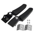 thumbnail image 1 of Reposapiés De Caja Superior Trasero Del Pasajero De La Motocicleta Con Soporte De Agarre, Seguridad, Prevenir Caídas, Caja De Aluminio - Negro, Apto Para La Caja Trasera De, 1 of 7