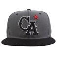 thumbnail image 2 of Sombrero de billete plano ajustable de la República de California Bordada CA - Gray / Negro TOP HEADWEAR Gorra de béisbol, 2 of 2