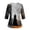 01-Gray, variant on Halloween Scrub Tops for Woman Plus Size Stretch V-Neck 3/4 Sleeve Nursing Scrub Shirts Breathable Lightweight Medical Uniform 01-Gray M