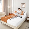 thumbnail image 4 of Homewish Boys Girls Animal Zebra 4 Pieces Queen Sheet Sets,Abstract Geometric Stripes Ultra Soft Flat Sheet,Jungle Wildlife Queen Fitted Sheet,Lightweight Room Decor, 4 of 7