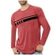 thumbnail image 1 of Blusas y camisas de manga larga con cuello redondo para hombre, deportivas, fitness, hogar, pijamas estampados, camiseta de manga larga con cuello redondo, blusa de poliéster para hombre, 1 of 3