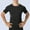 Gray, variant on Men's Clothing Dgankt Workout Tops Men's Big and Tall Short Sleeve Swim Shirt Rash Guard Sun Shirt Quick Dry T-Shirt