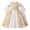 a-White8566, variant on FINALGANG Girls Kids Scroll Print Dress Flare Sleeve Crewneck Gold Trim Decor Flared Skirt Vintage Princess Dress For Party Wear White 18-24 Months
