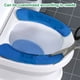 thumbnail image 4 of Cojín adhesivo para asiento de inodoro de baño 4 Cojín de asiento de invierno lavable y reutilizable, 4 of 5