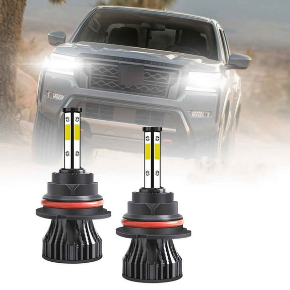 For Dodge Dakota 1997-2004 LED Headlight High Low Beam Bulbs 6000K White
