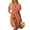 Vermilion, variant on WTOBBY Women's Summer Dress Loose Beach Vacation Casual Deep V Neck Vest Style Floral Print Shirt Dress, Elegant for Resort and Holiday,Deep Red L