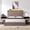 Rusty Purple, variant on Full Size Bed Frame with Lift Up Storage, Velvet-Like Upholstered Platform Bed with Storage Headboard, LED Light and Charging Station, No Box Spring Needed, Hydraulic Storage, Dusty Rose