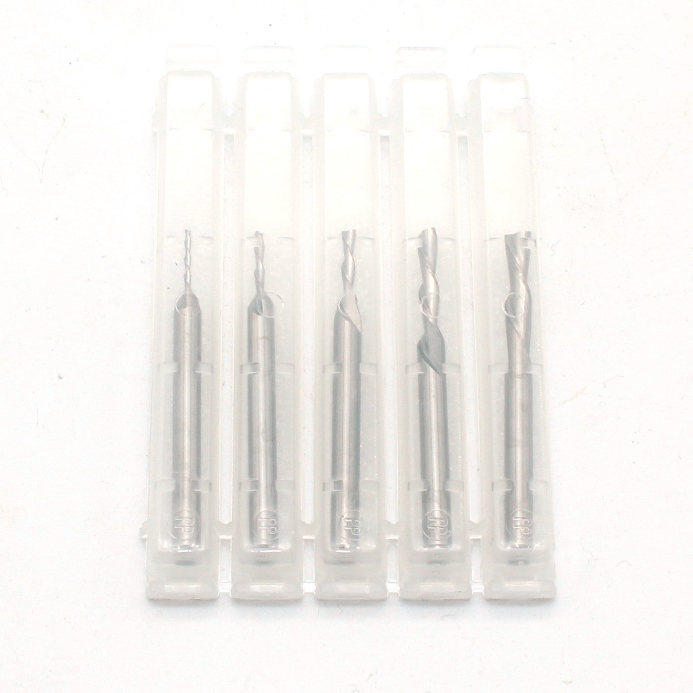 TMAX 5 pc Carbide Downcut Inlay Router Bits set 1/8, 3/32, 1/16, 3/64, and 1/32 Inch Diameter 1/8 Inch Shank, Ideal for Wood Carving, Slot Mortise, Engraving, Grinding