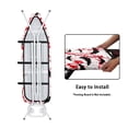 thumbnail image 4 of HELLHERO Polyester Ironing Board Cover 3 Fasteners Quick Install Replacement Ironing Board Covets for Home Ironing Bat Blood Splatter, 4 of 5
