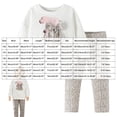 thumbnail image 4 of Nwiuh Girls Clothes Sweatshirt Casual Outfit for Girl Leggings 2 Piece Fall Pants Set (White, 9-10 Years), 4 of 8