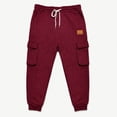 thumbnail image 2 of mikdeno Men's lightweight fleece Cargo Jogger Sweatpants, Sizes S-3XL, 2 of 5