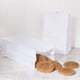 thumbnail image 5 of 50 unidades: bolsas de papel blancas para envasar almuerzos y refrigerios: bolsas de papel blancas en blanco para el almuerzo para proyectos de arte y manualidades（9*5,5*18）, 5 of 6