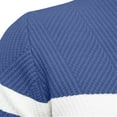thumbnail image 4 of GigrtiJin Mens Striped Pullover Sweater Crewneck Colorblock Slim Winter Sweaters Thermal Warm Knitted Sweaters Tops, 4 of 4