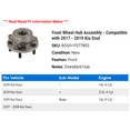 thumbnail image 2 of Front Wheel Hub Assembly - Compatible with 2017 - 2019 Kia Soul 2018, 2 of 2