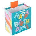 thumbnail image 4 of Hallmark Extra-Deep Birthday Gift Bag (Happy Wishes on Teal), 4 of 6