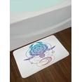 thumbnail image 2 of Turtle Bath Mat, Geometry Inspired Design with Crescent Moon Stars and Circle Dashed Shapes, Plush Bathroom Decor Mat with Non Slip Backing, 29.5" X 17.5", Multicolor, by Ambesonne, 2 of 2