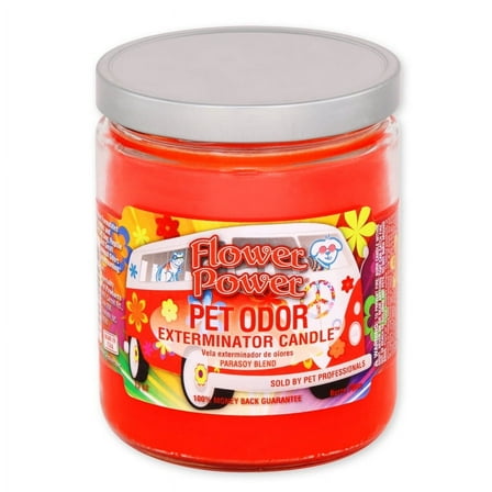 Flower Power„ Pet Oder Exterminator Candle 13 oz