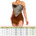 thumbnail image 2 of Impreso Bandana Camisole Backless Casual Tops Hanky ​​Hem para Mujer (Amarillo L) FLhrweasw Para estrenar, 2 of 7