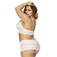 thumbnail image 4 of Mapale 206X Panty and Top Lace Set Color White Size 2-3XL, 4 of 6