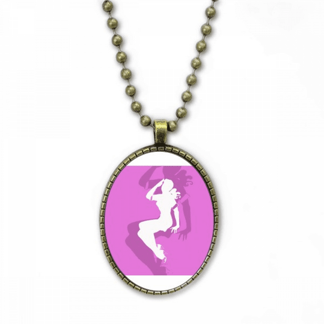 Cheveux Longs Fille Dodue Beauté Collier Chaîne Vintage Perle Pendentif Bijoux Collection