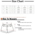 thumbnail image 3 of Aoujea Womens Shorts Women Plus Size Shorts Women's Summer Printed Five Points Solid Color Large Size Cotton Linen Pants Casual Pants Shorts Khaki on Clearance, 3 of 6