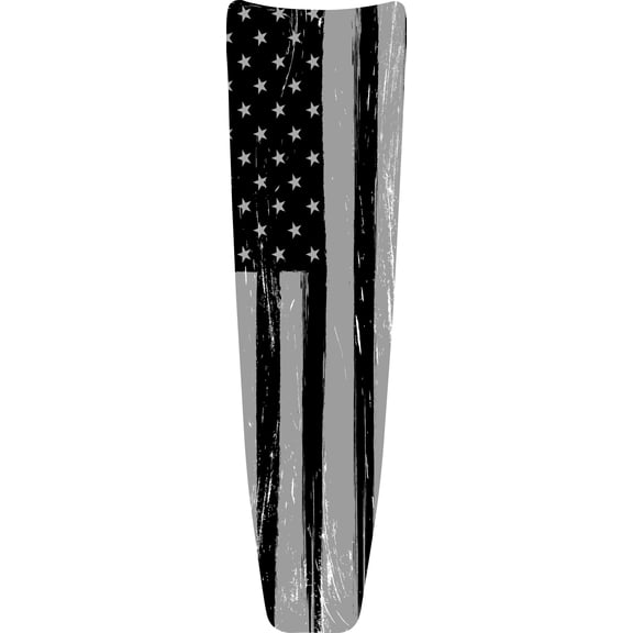 Kustom Cycle Parts Black and Grey American Flag Plastic Dash Panel Console Insert! Compatible with 2024 Harley Davidson Street Glides & Road Glides 2023 CVO (B&G American Flag)