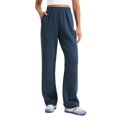 thumbnail image 1 of Pantalones deportivos CRZ YOGA SoftAura de pierna ancha para mujer, color azul tinta, talla S, 1 of 4